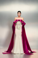 Ruqayya Fleur Embellished Silk Taffeta Gown for women, from 21SIX, The Viet Concept