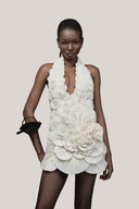 Whale Halter Sleeveless Chiffon Mini Dress for women, from DAS LA VIE, The Viet Concept 