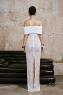 Aurelia Crystal Whisper Crepe Dress for women, from DO LONG, The Viet Concept 