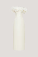 CALISTA • Petaline Off-Shoulder Organza Maxi Dress
