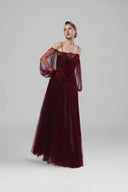 Rosalie Corset Tulle Maxi Dress for women, from JOSEPHINE, The Viet Concept 