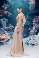 Leilani Crystal Halter Royal Taffeta Gown for women, from 21SIX, The Viet Concept