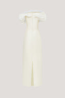 CALISTA • Petaline Off-Shoulder Organza Maxi Dress