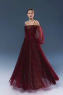 Rosalie Corset Tulle Maxi Dress for women, from JOSEPHINE, The Viet Concept 