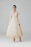 White Charlise Corset Blazer for women, from LINH DOAN, The Viet Concept