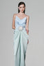Occa Sarong Spaghetti Strap Silk Blend Maxi Dress for women, from White Plan, the Viet Concept 