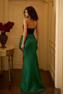 Celestine Crystal Draped Bustier Mermaid Evening Gown for women, from IHF ATELIER, The Viet Concept 