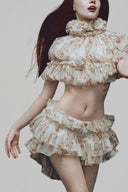 Titania Set with Top & Skirt for women, from La Vierge, The Viet Concept 