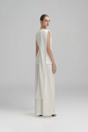 Rosa Vest In White for woman, from ARTI, The Viet Concept 