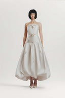 Lumi Embellished Taffeta Ball Gown for women, from WHITE PLAN, The Viet Concept 