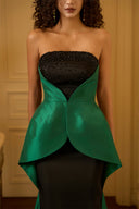 Celestine Crystal Draped Bustier Mermaid Evening Gown for women, from IHF ATELIER, The Viet Concept 