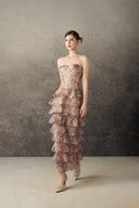 ROSEE de MATIN • Rose Parten Ruffler Midi Dress