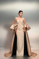 Rana Pearl Lace Gown & Amani Royal Taffeta Cape Set for women, from 21SIX, The Viet Concept