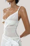 White Polka Dress for women, from Huelley Rose, The Viet Concept 