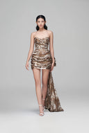 Untamed Python Wrap Dress for women, from Mr Crazy & Sexy Lady, The Viet Concept