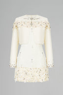 CALISTA • Melisande Embellished Tweed Sequin Blazer