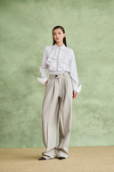 Gray Amburg Tailored Pant for women, from WHITE PLAN, The Viet Concept
