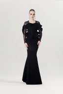 Onyx Architect Peplum Mermaid Gown for women, from MR CRAZY & LADY SEXY, The Viet Concept 