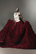 Ilaria Floral Appliqué Chiffon Ball Gown Skirt for women, from DAS LA VIE, The Viet Concept 