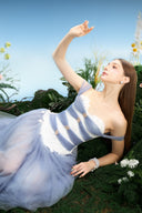 Melusine Couture Sequin Lace Corset Evening Gown for women, from LINH PHUNG, The Viet Concept