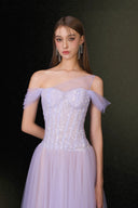 Esme Off-Shoulder Corset Tulle Gown for women, from JOSEPHINE, The Viet Concept 