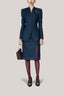 Elara A-line Square Shoulder Denim Blazer for women, from HOBB, The Viet Concept 