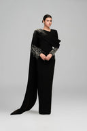 Amara Celestial Embellished Crepe Evening Gown for women, from 21SIX, The Viet Concept