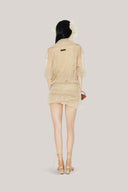 Crocus Straight See-Through Chiffon Jacket for women, from DAS LA VIE, The Viet Concept 