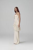 White Isolara Maxi Dress for woman, from POEM, The Viet Concept 