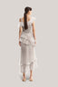 Baby Blue Floral Wrap Midi Dress for women, from MUST HAVE, The Viet Concept 