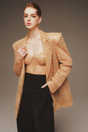 MARGÉE ATELIER • Kaelis Couture Sequin Bralette & Longline Blazer Set