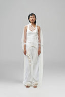 Sculpted Drape Luxe Outer Top for women, from DAS LA VIE, The Viet Concept