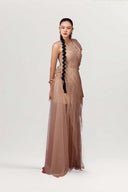 Katherine Illusion Mesh Twist Gown for women, from JOSEPHINE, The Viet Concept 