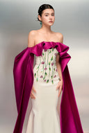 Ruqayya Fleur Embellished Silk Taffeta Gown for women, from 21SIX, The Viet Concept