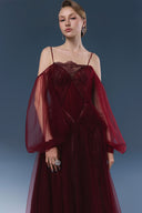 Rosalie Corset Tulle Maxi Dress for women, from JOSEPHINE, The Viet Concept 