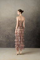 ROSEE de MATIN • Rose Parten Ruffler Midi Dress