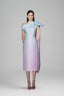 Starfish Sheath Asymmetric Shoulder Taffeta Midi Dress for women, from White Plan, The Viet Concept 