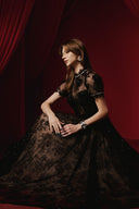 Yedda Celestial Lace High-Neck Evening Gown for women, from JOSEPHINE, The Viet Concept