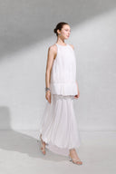 Moneta A-Line Chiffon Poplin Top for women, from ARTI, The Viet Concept
