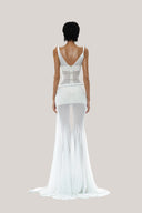 White Polka Dress for women, from Huelley Rose, The Viet Concept 