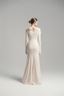 L'ALLÉE • Celestia Draped Crystal Maxi Dress