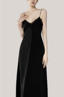 Black Elodie Long Dress for women, from DORO, The Viet Concept 