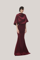  Red Velvet Xuan Di Straight Batwing Sleeved Satin Top for women, from TINH, The Viet Concept 