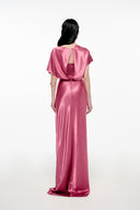 Ophelia Pleated Satin Maxi Dress for women, from JOSEPHINE, The Viet Concept 