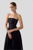 Noble Ombre Draped Satin Organza Evening Gown for women, from DANG PHONG DESIGNER, The Viet Concept