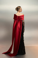 Narges Sequin Lace & Royal Taffeta Sculpted Evening Gown for women, from 21SIX, The Viet Concept