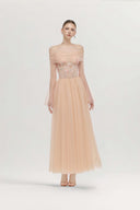 Kaylin Radiant Embellished Mesh Gown for women, from JOSEPHINE, The Viet Concept 