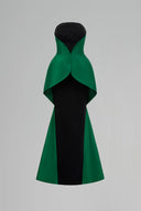 Celestine Crystal Draped Bustier Mermaid Evening Gown for women, from IHF ATELIER, The Viet Concept 