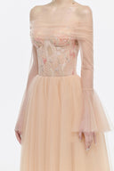 Kaylin Radiant Embellished Mesh Gown for women, from JOSEPHINE, The Viet Concept 