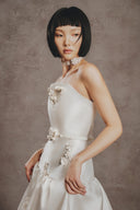 WHITE PLAN • Lumi Embellished Taffeta Ball Gown